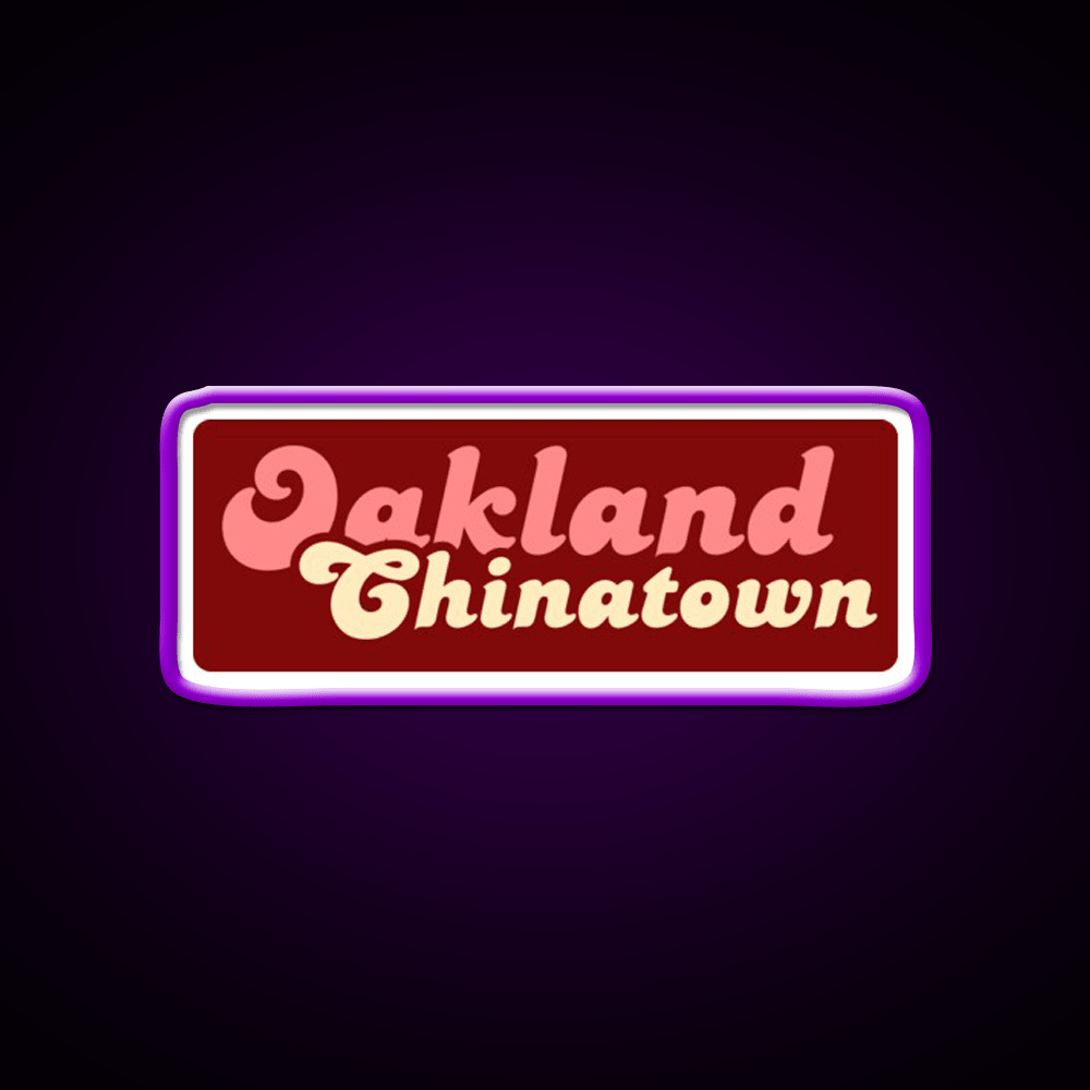 Oakland Chinatown Asian Cultural Led Neon Sign Rgb Color - Shineneon