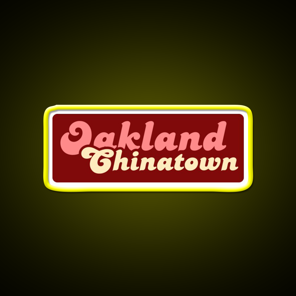 Oakland Chinatown Asian Cultural Led Neon Sign Rgb Color - LED neon sign view 7
