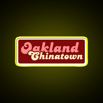 Oakland Chinatown Asian Cultural Led Neon Sign Rgb Color - LED neon sign view 7