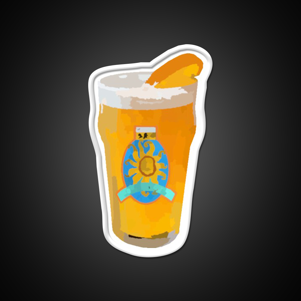 Oberon Watercolor Beer Bar Decor Led Neon Sign Rgb Color