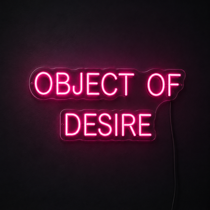 Object Of Desire LED Neon Sign - 02 High-Converting Product Image