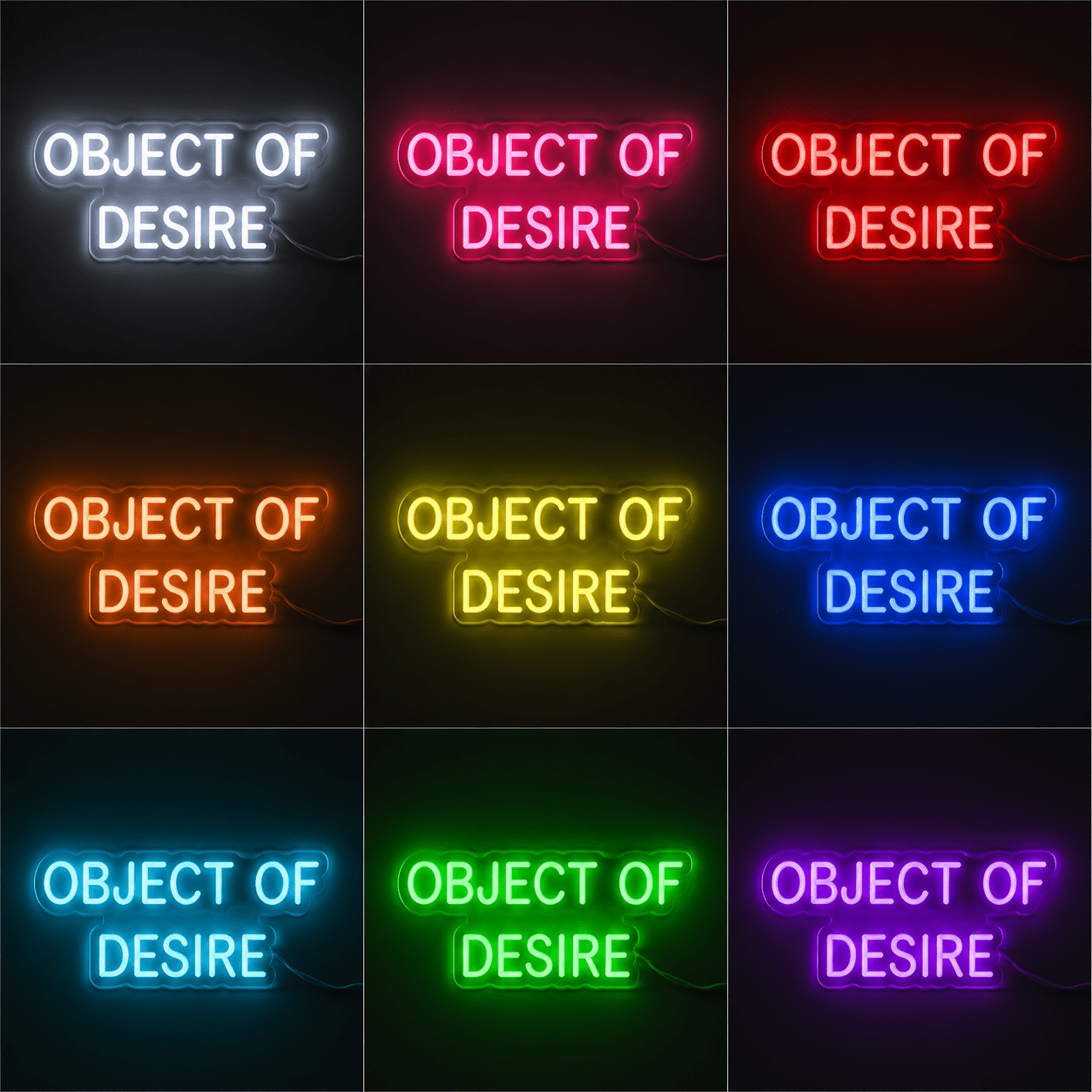 Object Of Desire LED Neon Sign - Shineneon