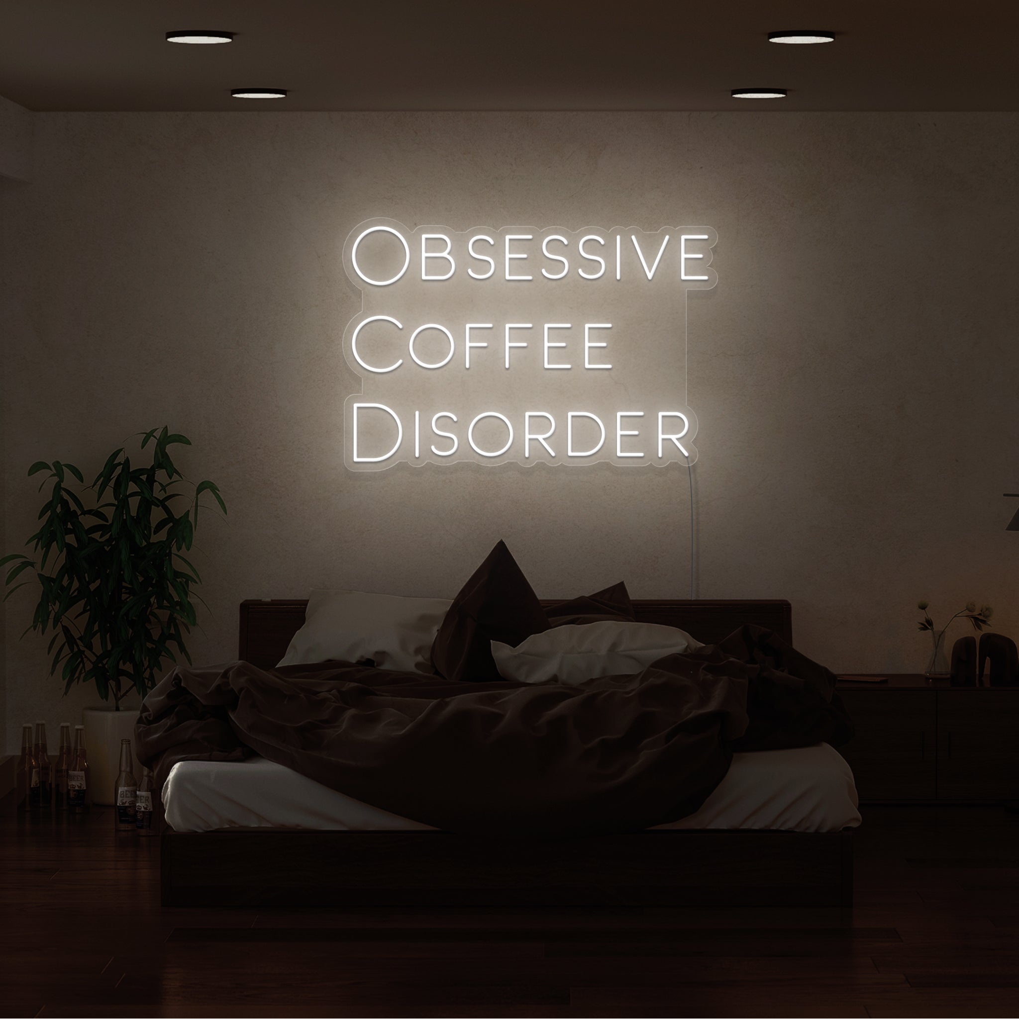 Obsessive Coffee Disorder Led Neon Sign | Shineneon