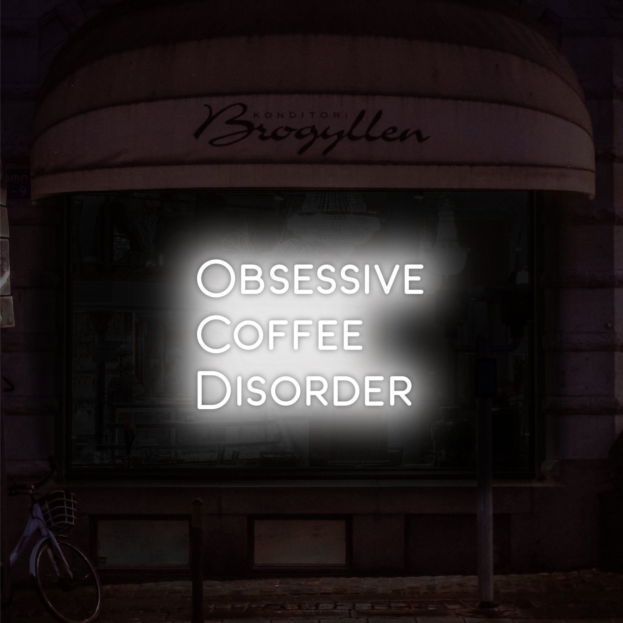 Obsessive Coffee Disorder Led Neon Sign | Shineneon