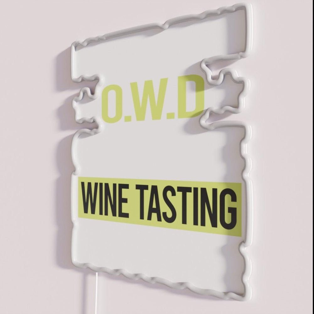 Obsessive Love Wine Tasting Rgb Led Neon Sign - Shineneon