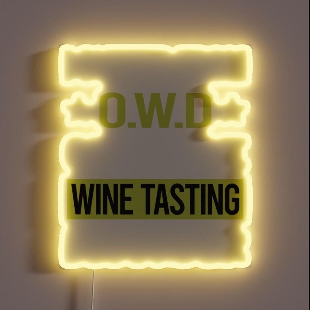 Obsessive Love Wine Tasting Rgb Led Neon Sign - Shineneon