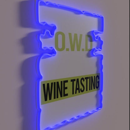 Obsessive Love Wine Tasting Rgb Led Neon Sign - Shineneon