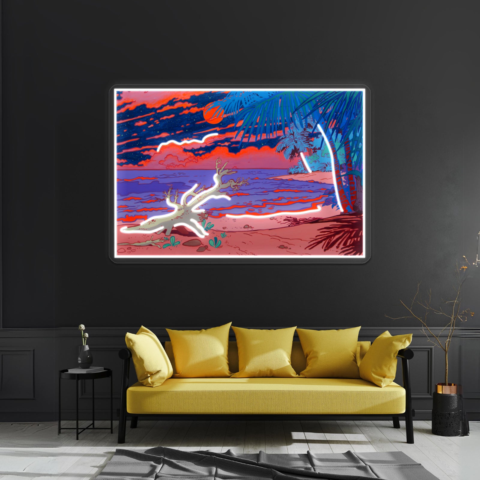 Ocean Artwork Business Led Sign | Shineneon