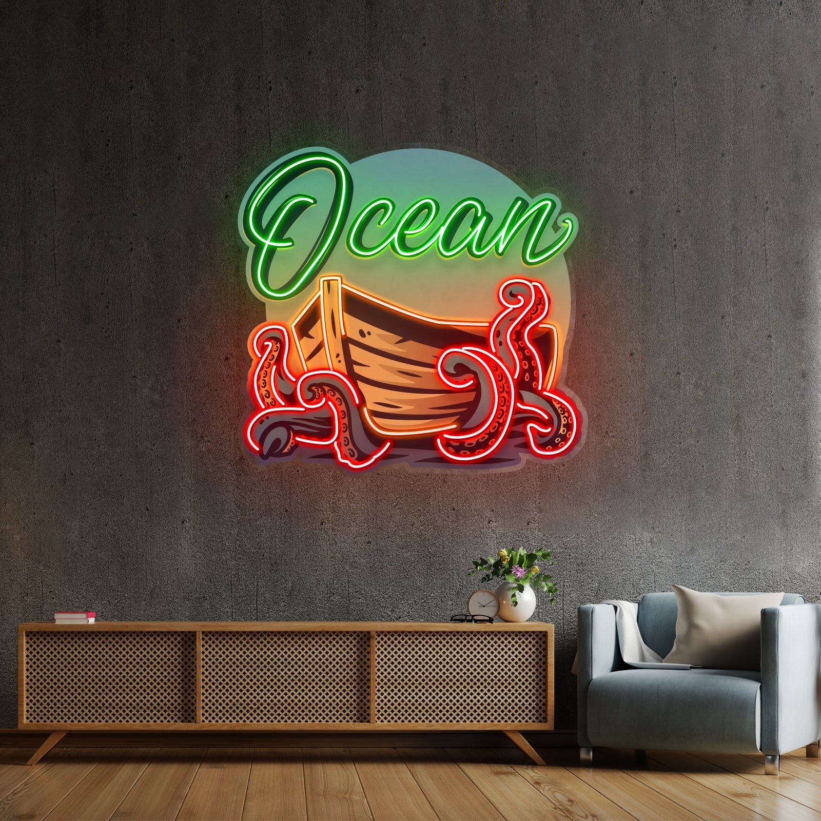 Ocean Labyrinth Led Neon Sign Light Custom Led Signs - Shineneon