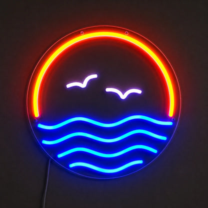 Ocean Sunset Neon Sign LED Neon Sign main product image