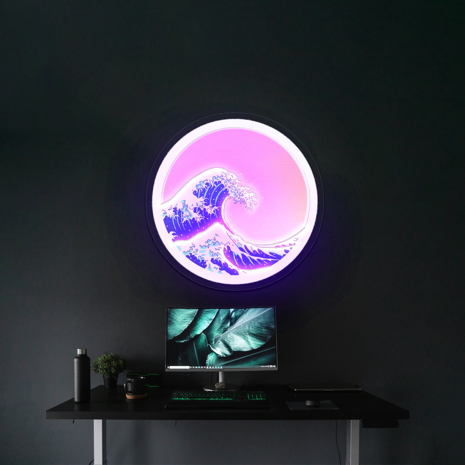 Ocean Wave Artwork Personalized Neon Signs