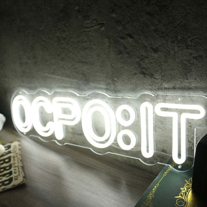 Ocpoit White Led Neon Sign - Shineneon