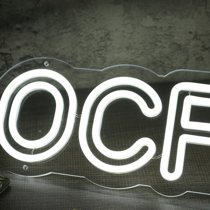 Ocpoit White Led Neon Sign - Shineneon