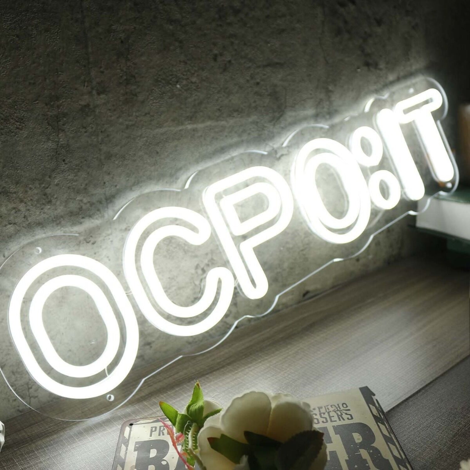 Ocpoit White Led Neon Sign - Shineneon