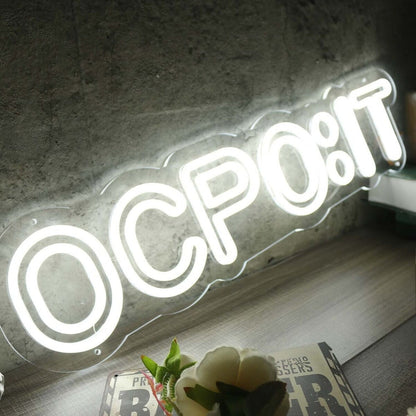 Ocpoit White Led Neon Sign - Shineneon