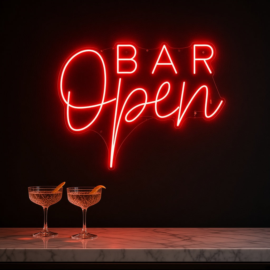 Bar Open LED Neon Sign