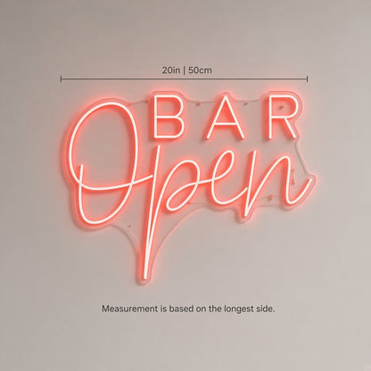 Bar Open LED Neon Sign