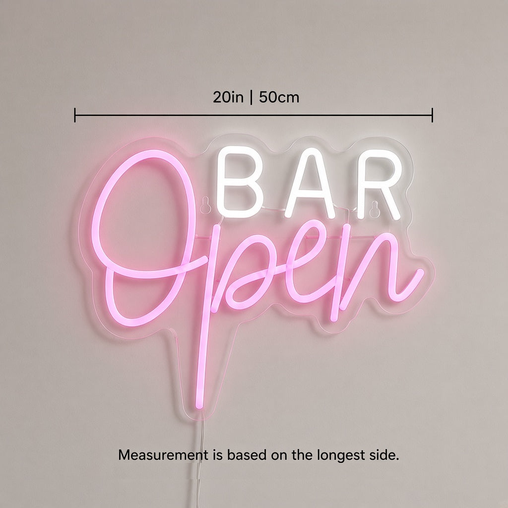 Bar Open LED Neon Sign