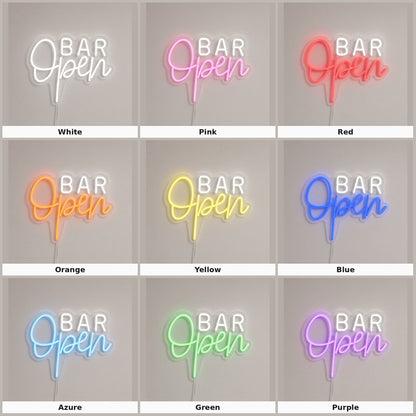 Bar Open LED Neon Sign