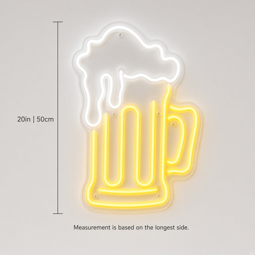 Beer Mug LED Neon Sign
