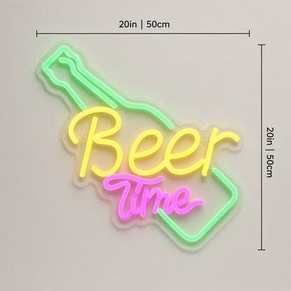 Beer Time LED Neon Sign
