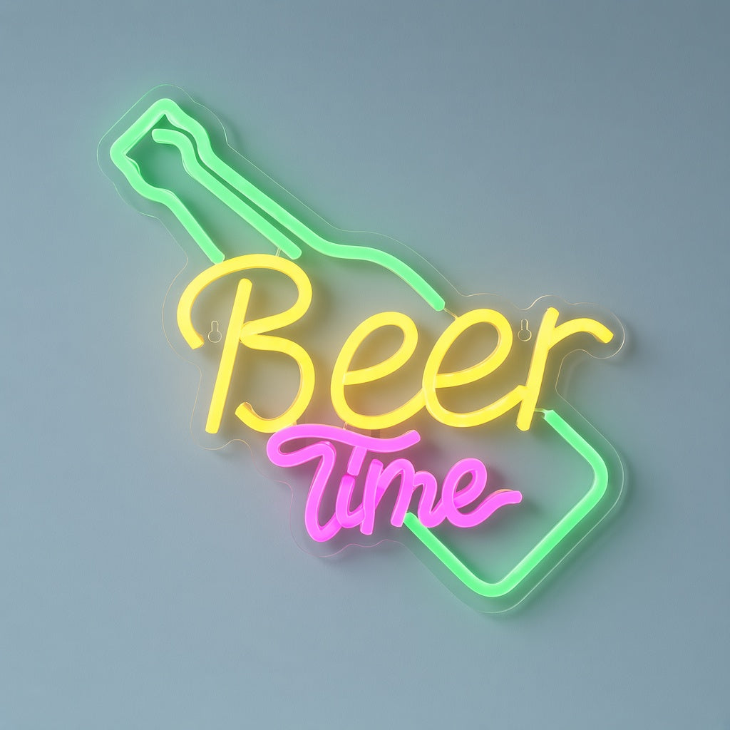 Beer Time LED Neon Sign