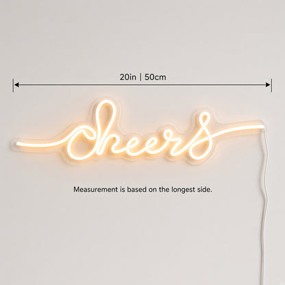 Cheers LED Neon Sign