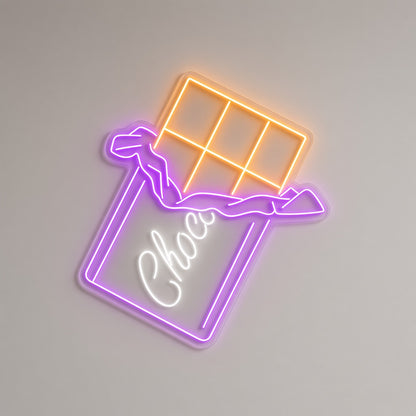 Chocolate Bar LED Neon Sign