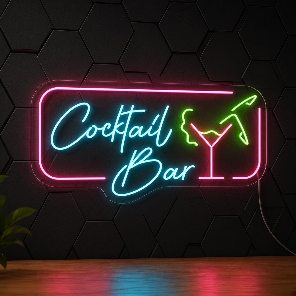 Cocktail Bar LED Neon Sign