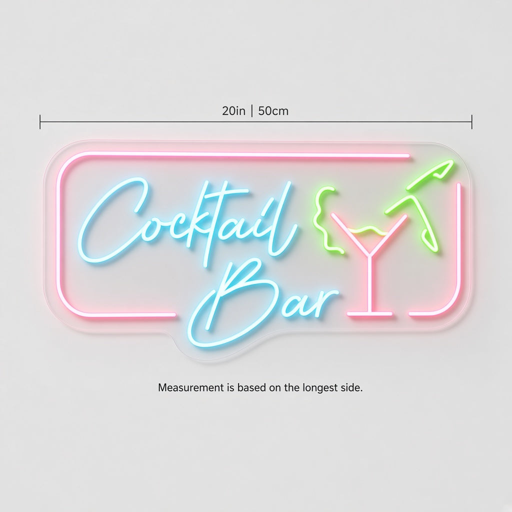 Cocktail Bar LED Neon Sign