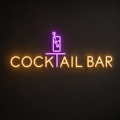 Cocktail Bar LED Neon Sign
