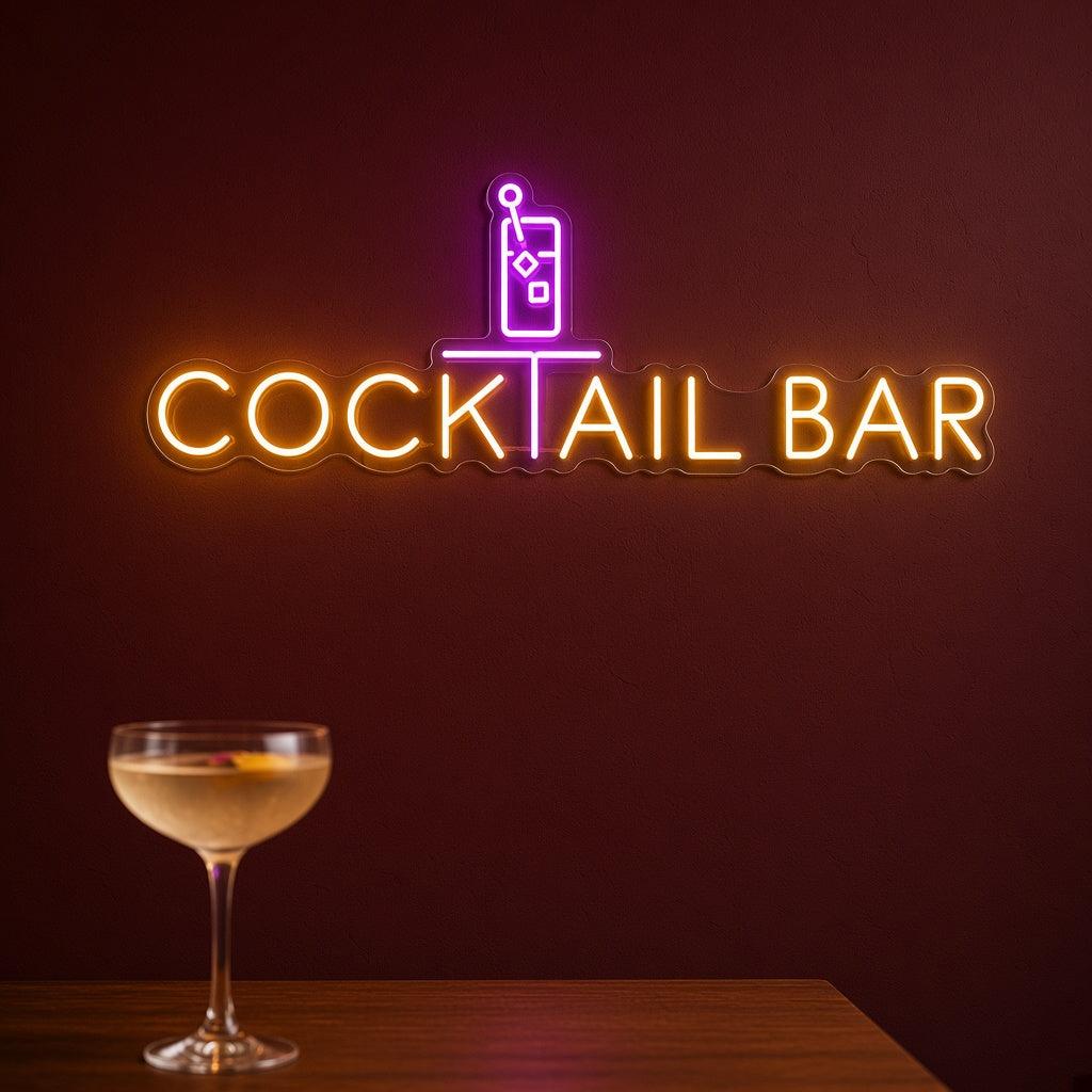 Cocktail Bar LED Neon Sign