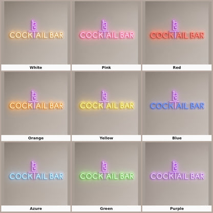 Cocktail Bar LED Neon Sign