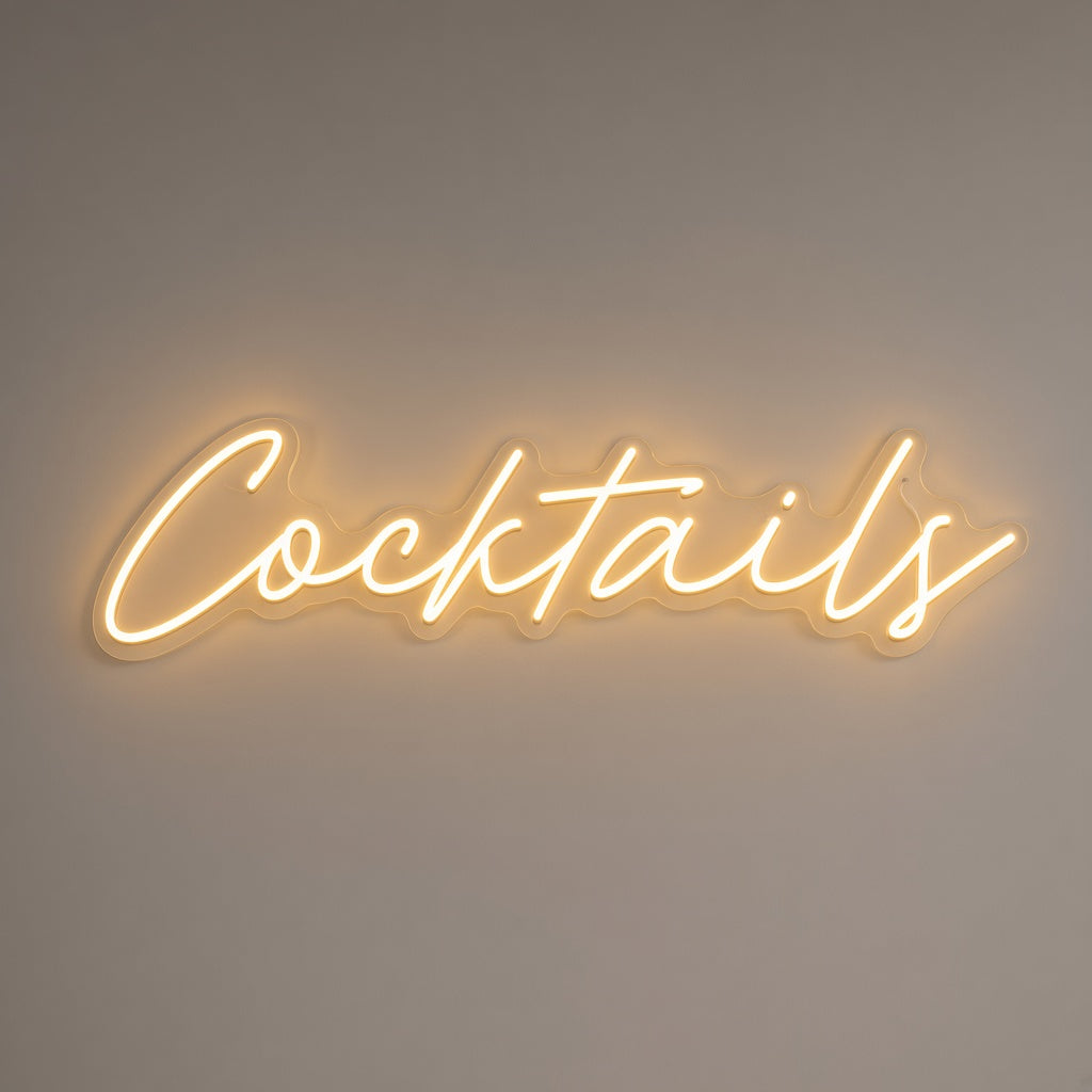 Cocktails LED Neon Sign
