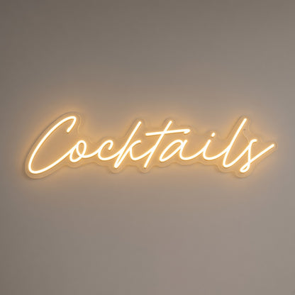 Cocktails LED Neon Sign