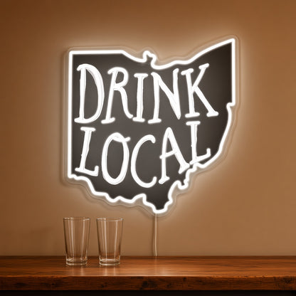 Drink Local LED Neon Sign