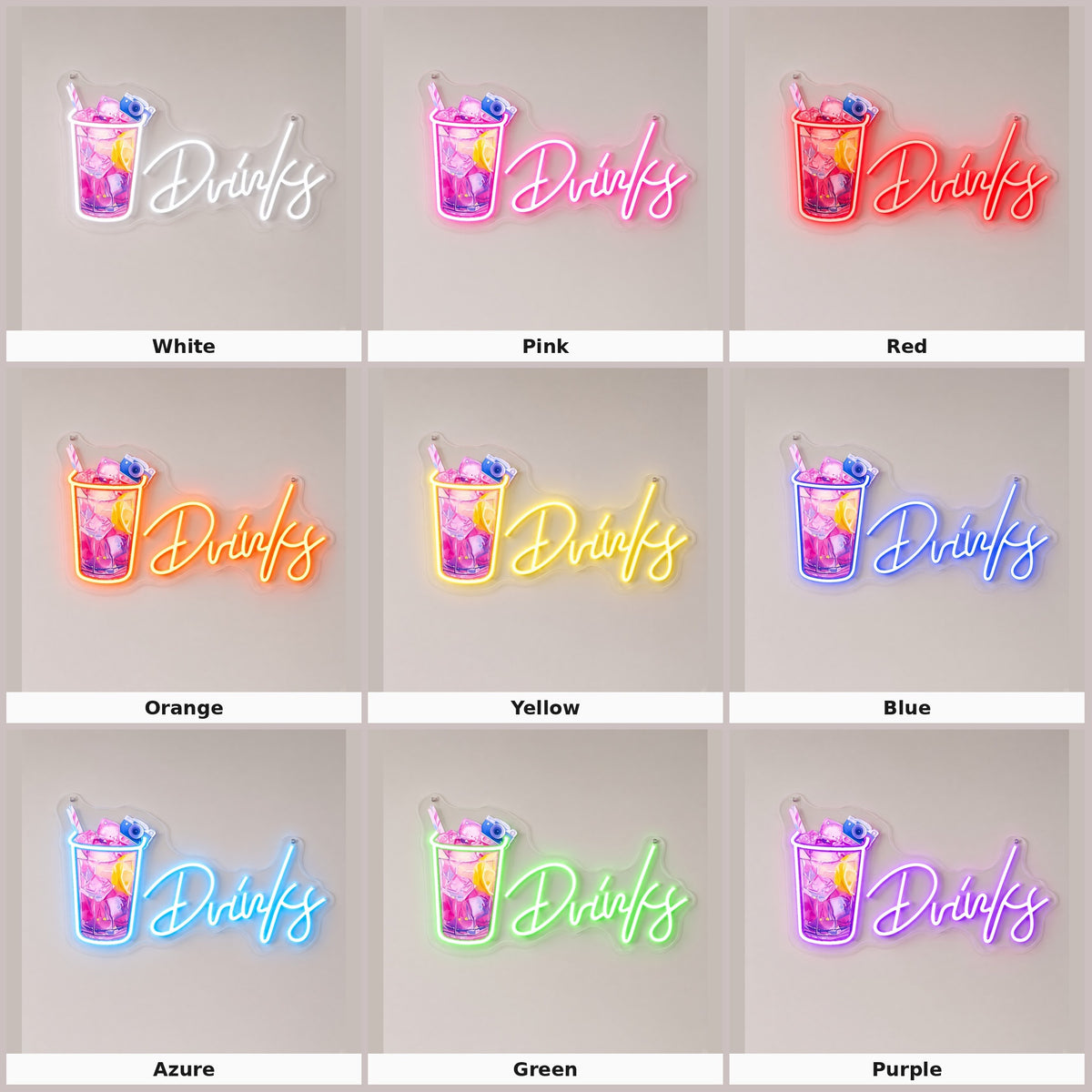 Drinks LED Neon Sign