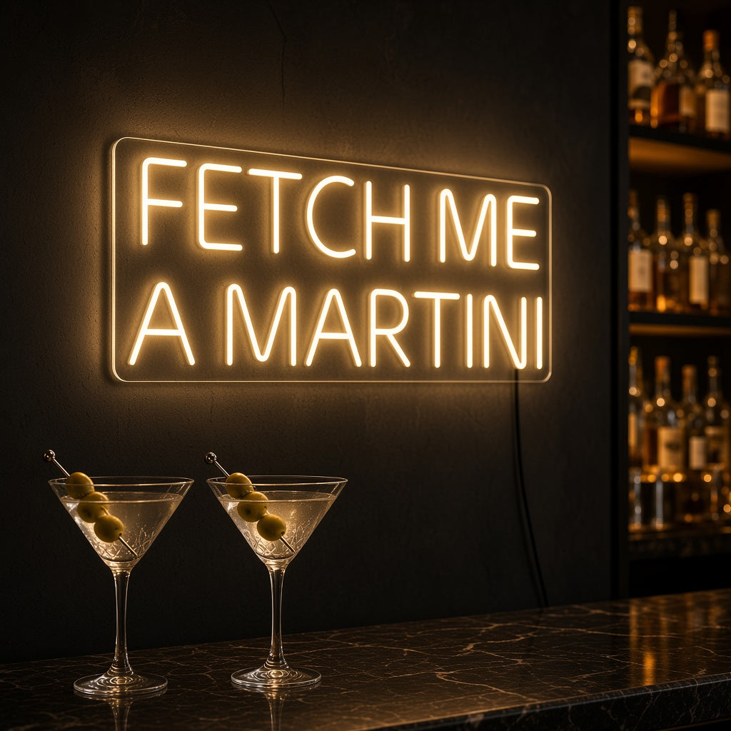 Fetch Me a Martini LED Neon Sign