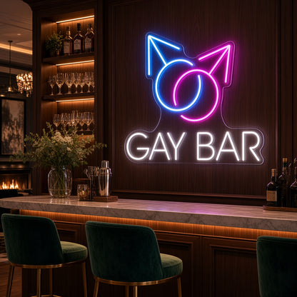 Gay Bar LED Neon Sign