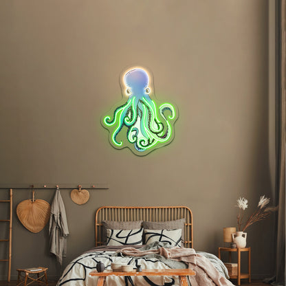 Octopus Artwork Cool Neon Signs - Shineneon