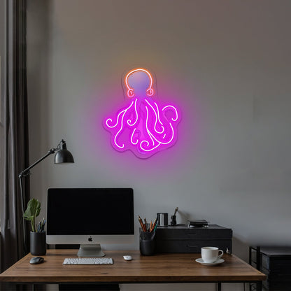 Octopus Artwork Cool Neon Signs - Shineneon