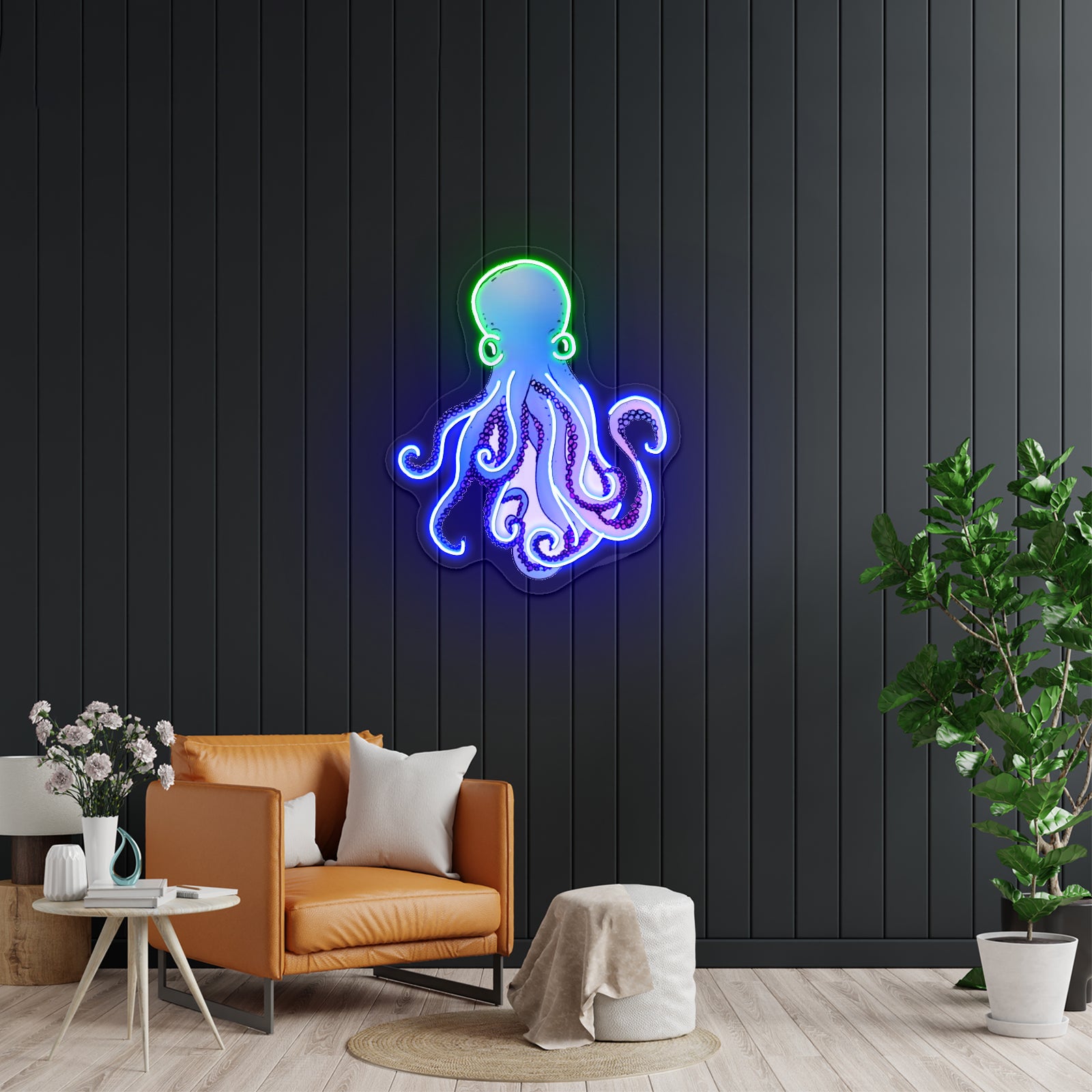 Octopus Artwork Cool Neon Signs