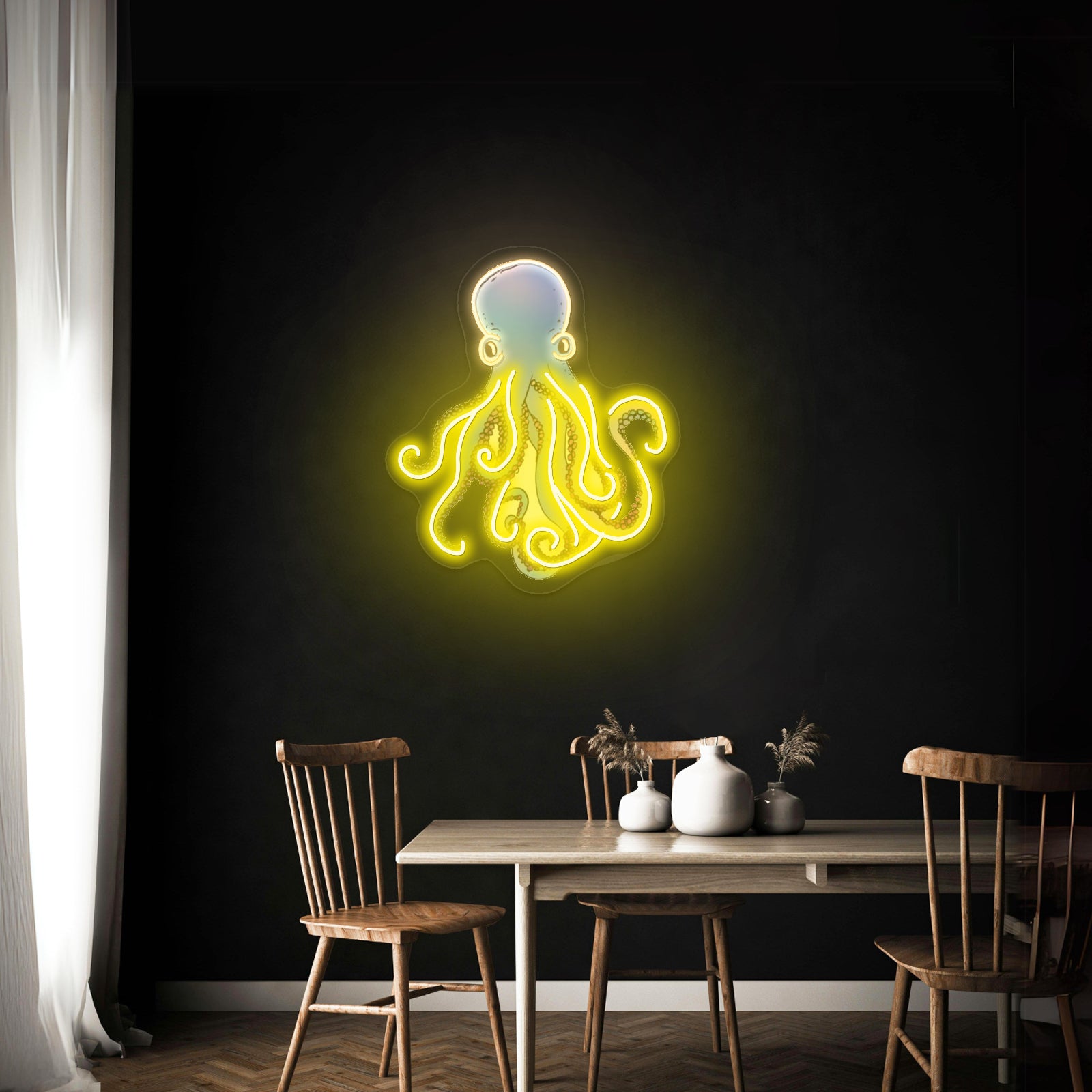 Octopus Artwork Cool Neon Signs