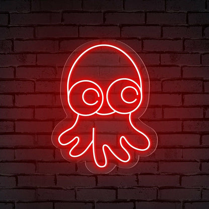Octopus Cute Led Neon Sign For Bedroom Office Or Party Ambiance - Shineneon