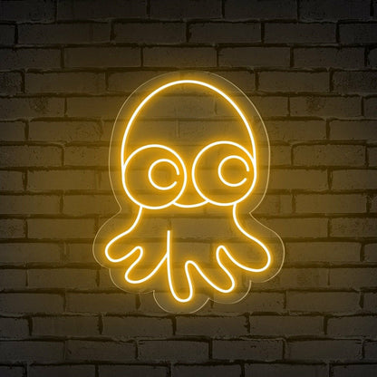 Octopus Cute Led Neon Sign For Bedroom Office Or Party Ambiance - Shineneon