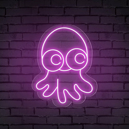 Octopus Cute Led Neon Sign For Bedroom Office Or Party Ambiance - Shineneon