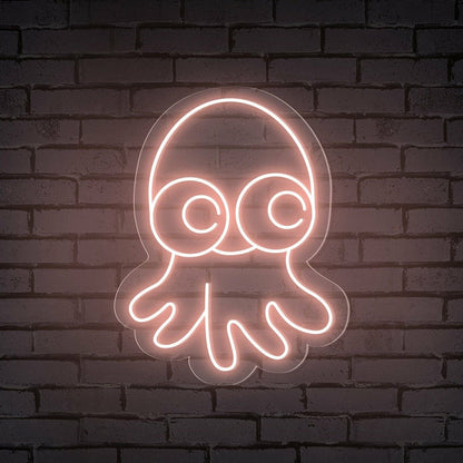 Octopus Cute Led Neon Sign For Bedroom Office Or Party Ambiance - Shineneon