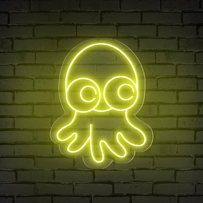 Octopus Cute Led Neon Sign For Bedroom Office Or Party Ambiance - Shineneon