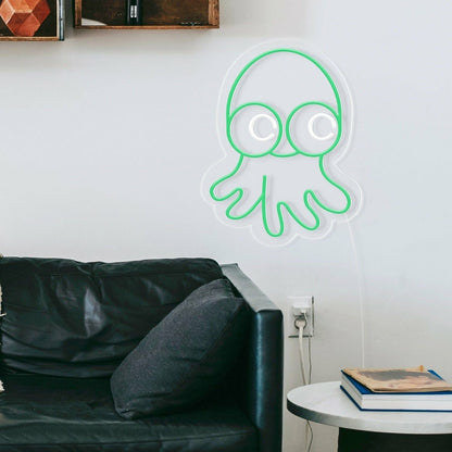 Octopus Cute Led Neon Sign For Bedroom Office Or Party Ambiance - Shineneon