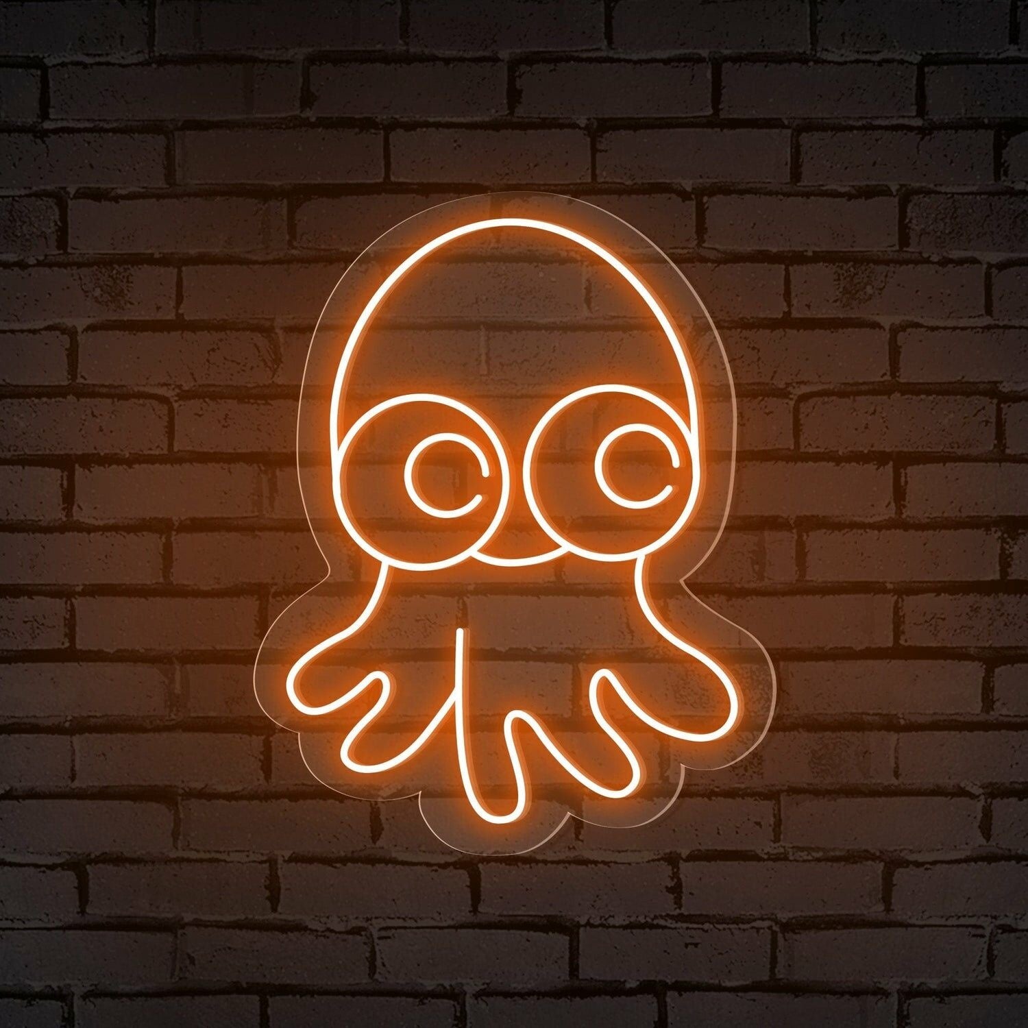 Octopus Cute Led Neon Sign For Bedroom Office Or Party Ambiance - Shineneon